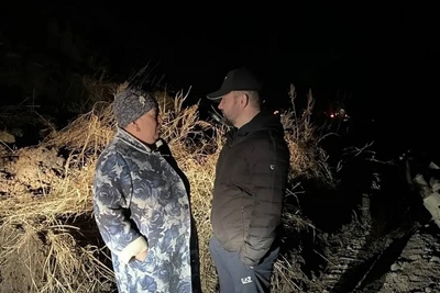 Дорогу к селу Дуэ перекрыл оползень 8 мая