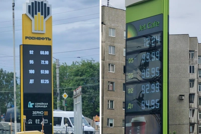 Цены на бензин в Мурманске почти достигли 100 рублей