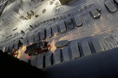 В Челябинске на 13-м этаже произошел пожар, пострадала пенсионерка