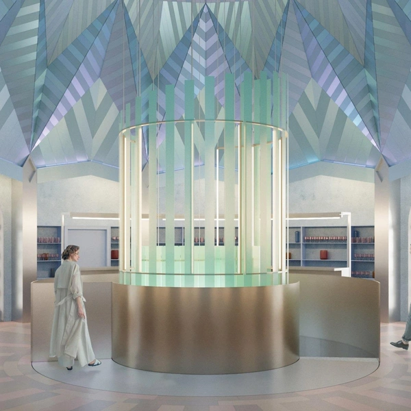 Вероятный дизайн будущего кафе | Источник: Rokot Studio / behance.net