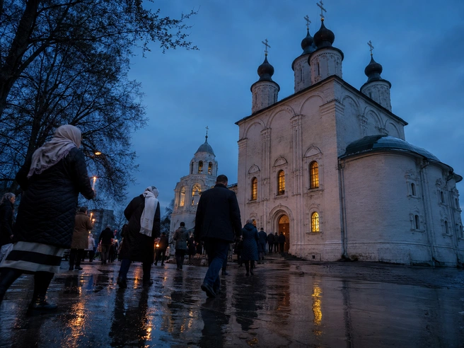Освящение пасхальной трапезы по традиции проходит в Великую субботу | Источник: GPT