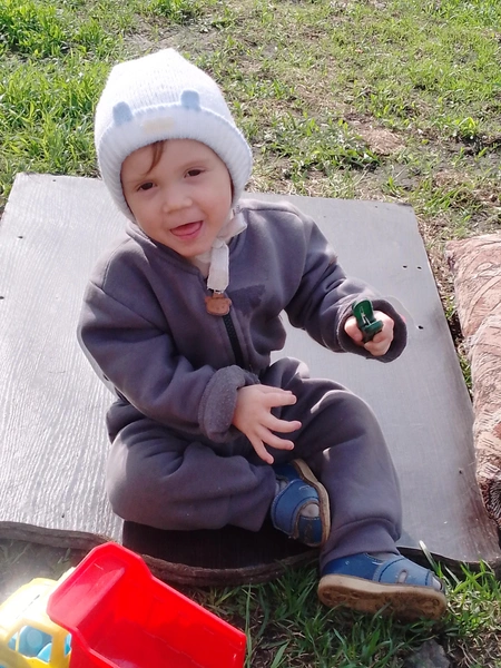 Лёва Тищенко, 1 год, г. Кемерово | Источник: личный архив