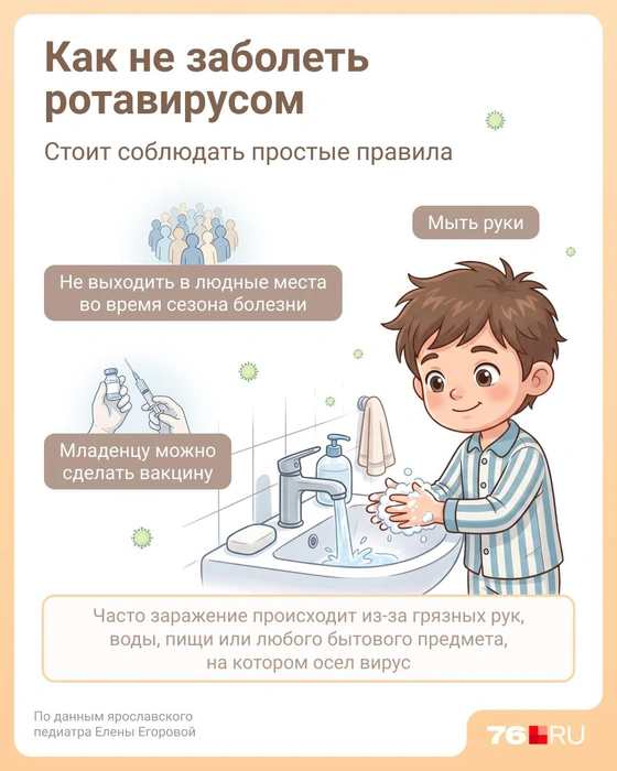 Врач рассказала, как не заразиться ротавирусом | Источник: Евгения Бикунова / Городские порталы