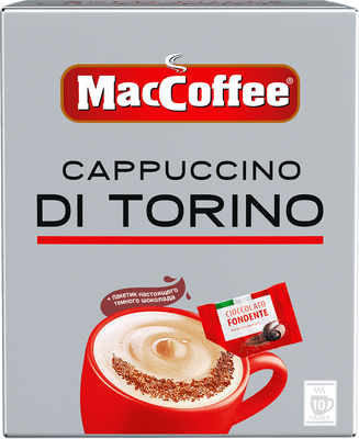 Растворимый кофе MacCoffee «Cappuccino di Torino с шоколадом»