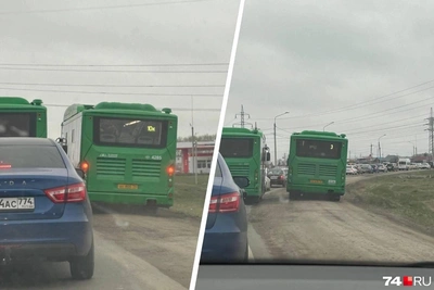 Челябинск: штраф водителям автобусов за объезд пробки по обочине