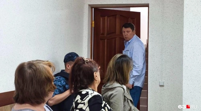 Михаил Матвеев отсутствовал в зале на протяжении почти всего процесса, но пришел, чтобы поучаствовать в прениях | Источник: Илья Овсянников / 63.RU