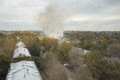 Пожар в жилом доме в Екатеринбурге: видео