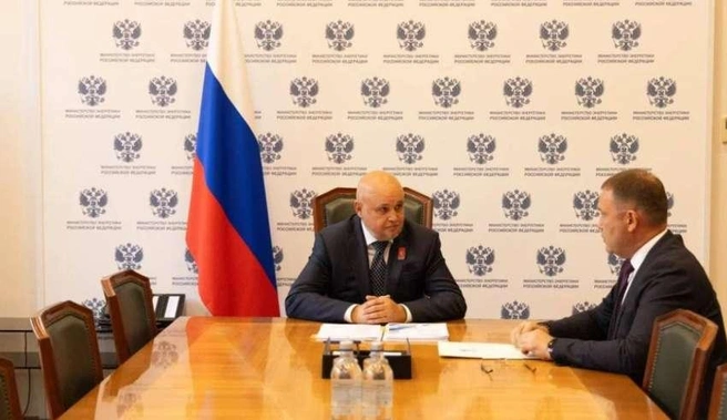 Илья Середюк обсудил с министром энергетики Сергеем Цивилевым ситуацию в угольной отрасли Кузбасса | Источник: nk-tv.com