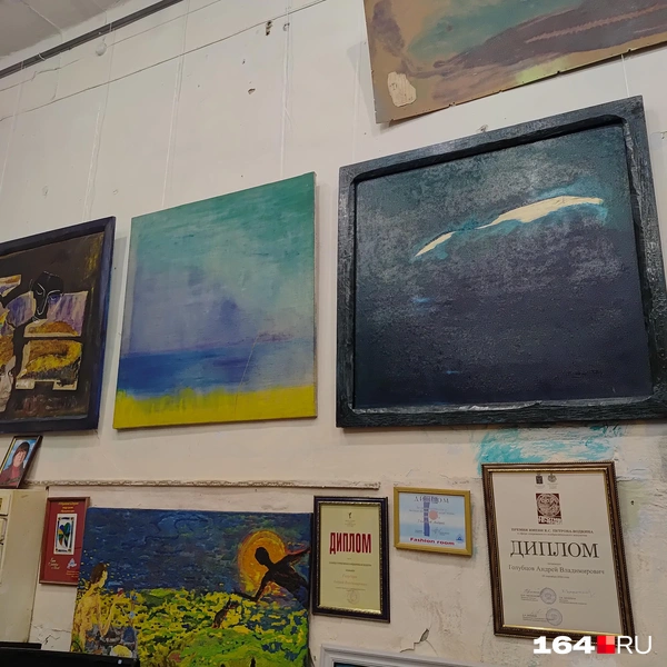 В мастерской художника | Источник: Сергей Гендин / 164.RU