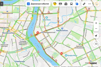 Аномальные пробки в Петербурге 18 мая