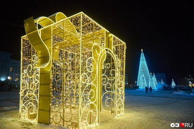 Dismantling of New Year's Decorations to Start at Kuibyshev Square