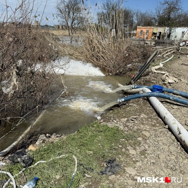 Воду активно выкачивают | Источник: Иветта Авраамова / MSK1.RU
