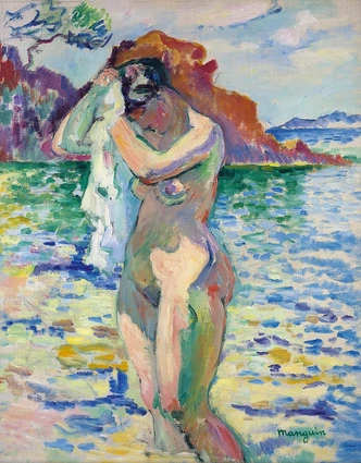 Анри Манген. «Купальщица», 1906. Государственный музей изобразительных искусств им. А. С. Пушкина. | Источник: пресс-служба выставки