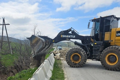 Дорожная ситуация в Дагестане из-за непогоды