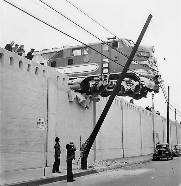 История одной фотографии: авария поезда «Эль-Капитан»