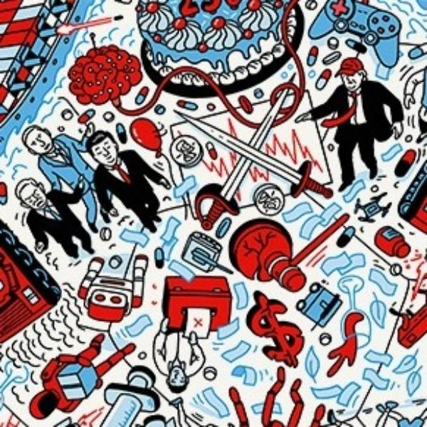 На обложке есть намек на экономический кризис в виде разрушенного знака доллара и графика с обвалами | Источник: The Economist