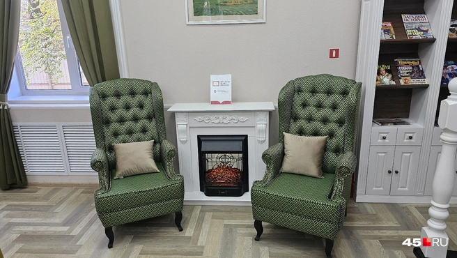 У камина | Источник: Дарья Никитченко / 45.RU