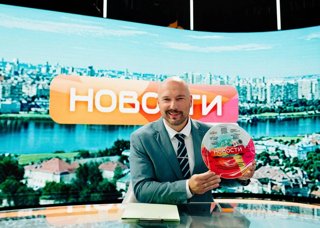 Студия в кадре была самая настоящая, телевизионная | Источник: Телеканал ТНТ