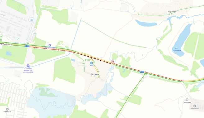 Автомобилисты тоже сообщили о ДТП | Источник: «Яндекс.Карты»