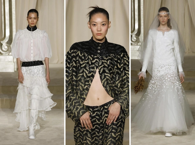 Торжество белого и невеста в финале: как прошел показ Chanel — последний перед приходом Матье Блази