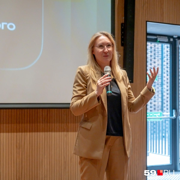 Екатерина Набатова отметила, что предпринимателям нужно постоянно реагировать на вызовы и совершенствоваться | Источник: Василина Любимова / 59.RU