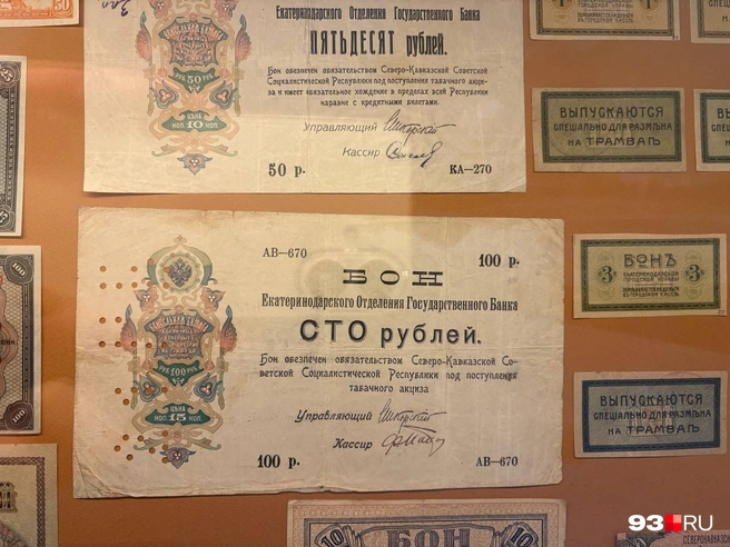 Сто екатеринодарских рублей | Источник: Екатерина Подымова / 93.RU