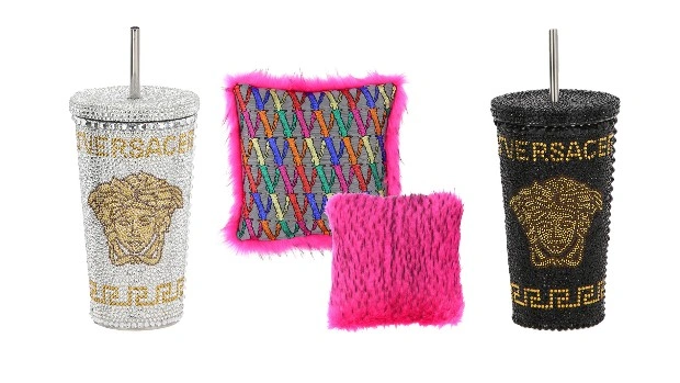 Текстиль и аксессуары из обновленных коллекций Versace Home