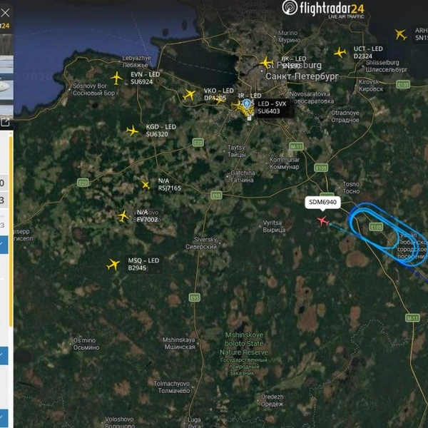 Источник: flightradar24.com