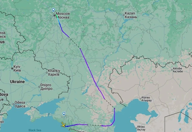 Источник: Flightradar24.com