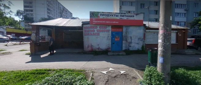 Власти Самары хотят демонтировать торговый павильон: его признали самостроем | Источник: Яндекс.Карты