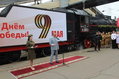 В Улан-Удэ встретили «Поезд Победы»