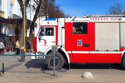 В Смоленске прошли учения по пожаротушению в почтамте