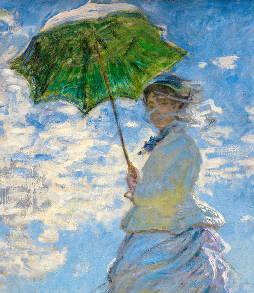 Пророческая картина Клода Моне «Женщина с зонтиком»: страшная судьба,  которую он сам себе напророчил | WDAY
