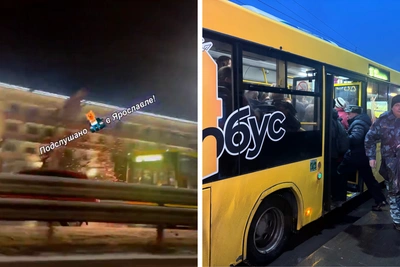 Коллапс на проспекте в Ярославле из-за ДТП и оборванных проводов