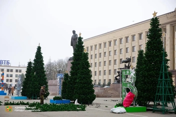 Планируется создать лес из 34 искусственных елок | Источник: администрация Ставрополя