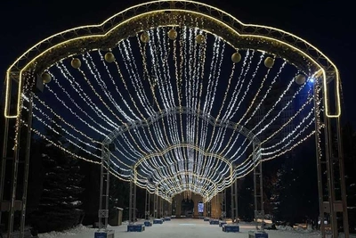 Светомузыкальный тоннель в Челябинске не порадовал гостей