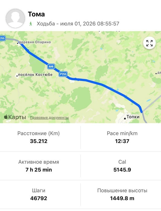 Источник: Пешком через Россию | Москва -> Владивосток / Telegram-канал
