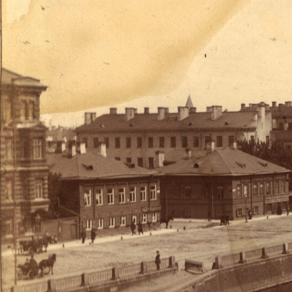 Вид на набережную Екатерининского канала (лев.сторона) — 1895–1896 гг., собрание Георгия Рудика