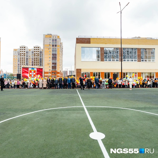 Мероприятие проходило на стадионе | Источник: Кирилл Башинский / NGS55.RU