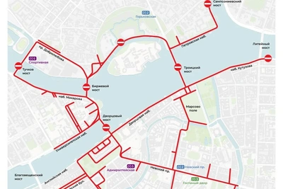Полумарафон перекроет центр и Васильевский остров
