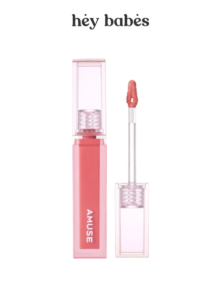 Глянцевый тинт для губ в розовом оттенке AMUSE Dew Tint 14 Pleasing