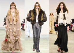 Chloé, осень 2025: женственность с меховым «хвостиком»