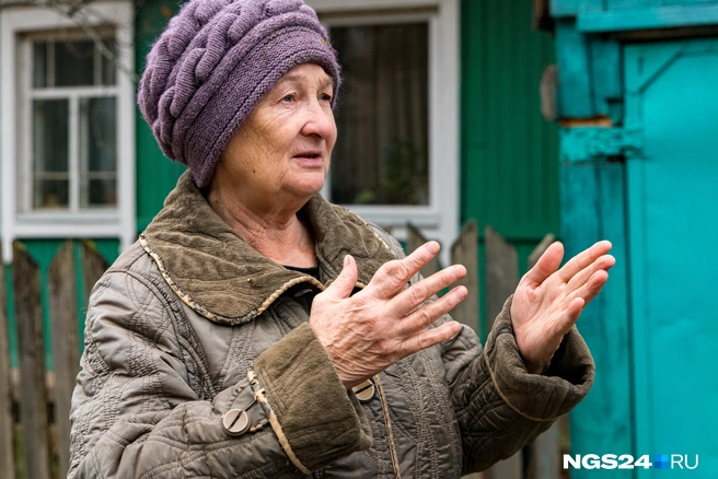 Местная жительница Любовь Мальцева | Источник: Мария Ленц / NGS24.RU