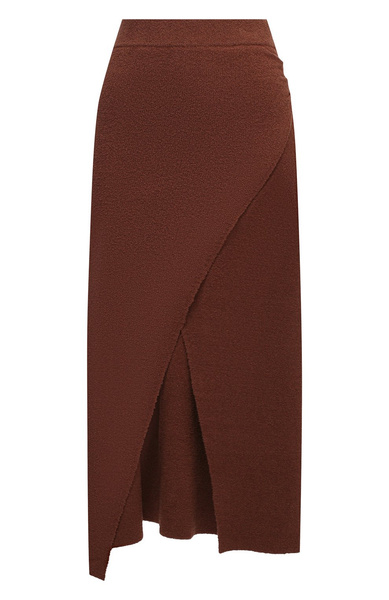 Женская коричневая хлопковая юбка NANUSHKA
