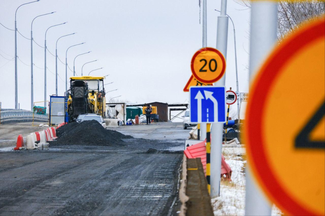 Шакша на низком старте: как за неделю до открытия выглядит мост в многострадальный район Уфы — фотографии