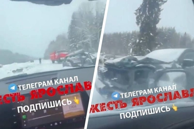 Triple car crash in Yaroslavl region leaves three injured