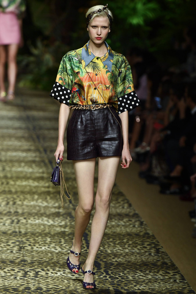 Тропический узор от Dolce & Gabbana.