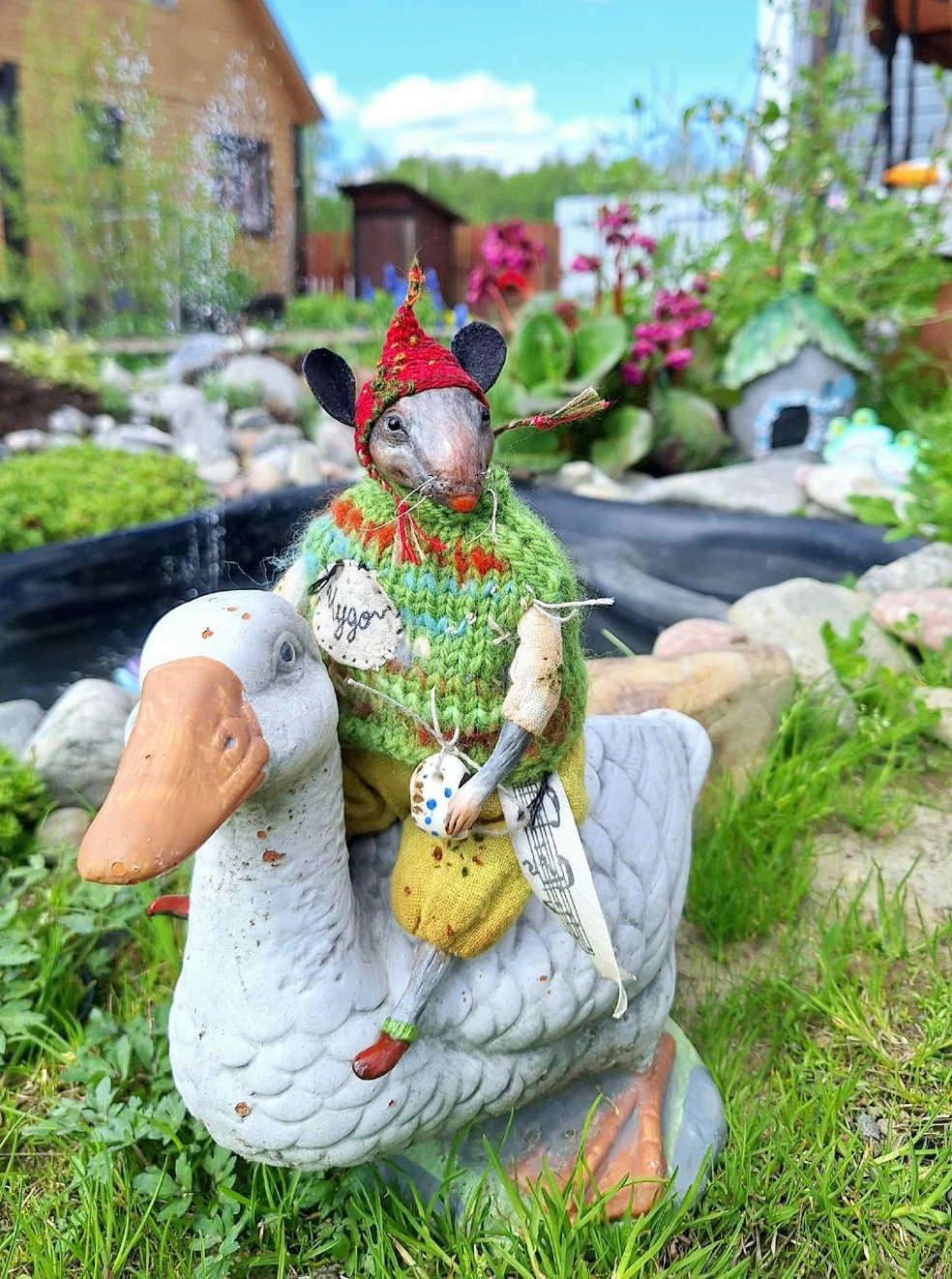 А это волшебный крыс верхом на гусе | Источник: Марина Казак / личный архив