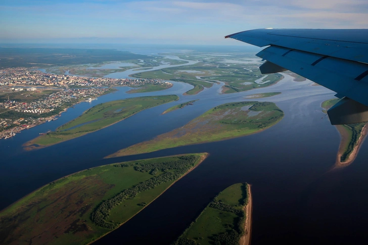 Вид на Обь в Салехарде | Источник: Aleksandr Stezhkin/Shutterstock/Fotodom.ru