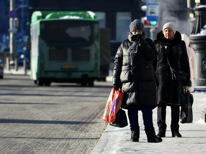 Ожидание общественного транспорта при -30°C | Источник: Наталья Лапцевич